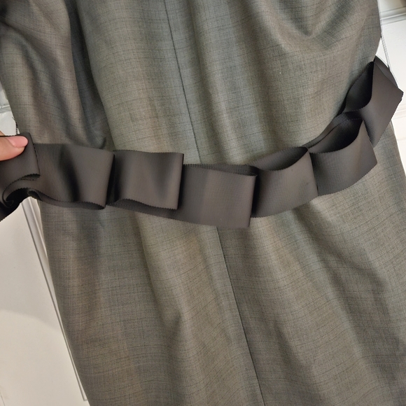 Poleci Classic Gray Overcoat Relaxed Fit Formal Evening Designer Jacket, 6 - Picture 3 of 10